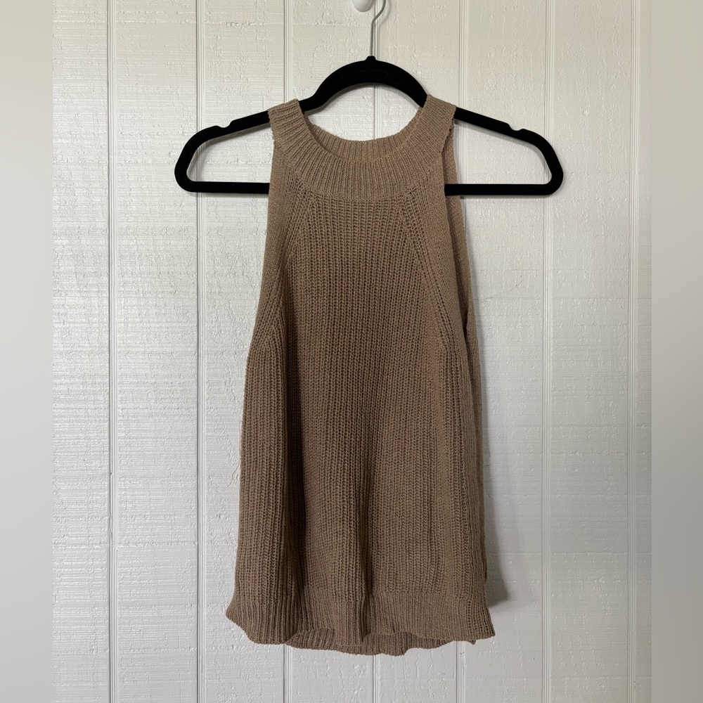La miel Sweater Halter Top Medium